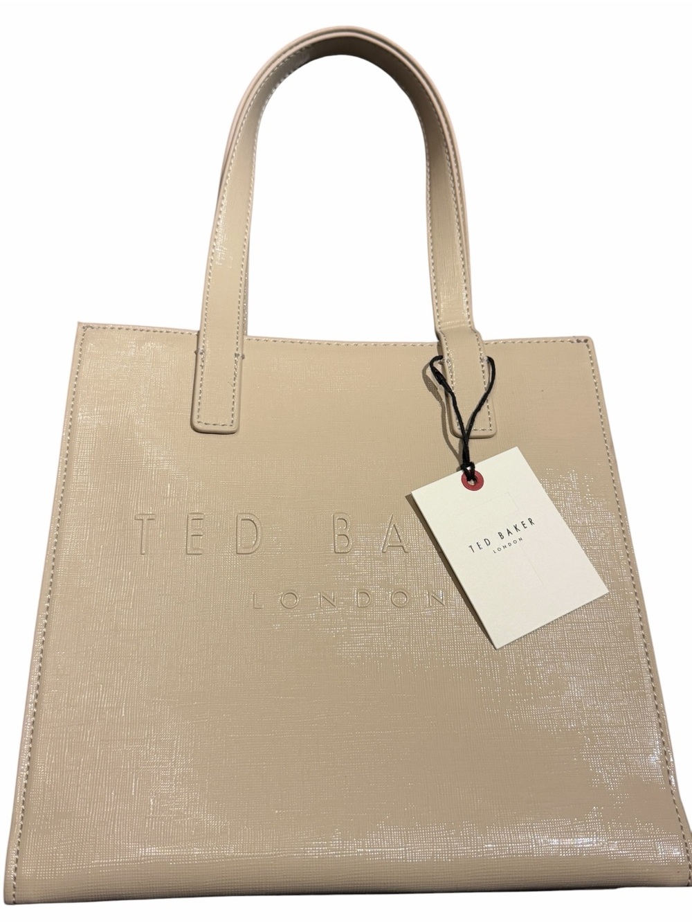 Ted Baker Beige Patent Tote Bag